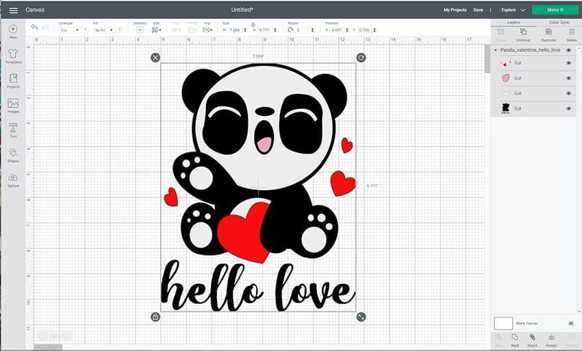 LAYERING HTV, CRICUT EXPLORE, DESIGN SPACE