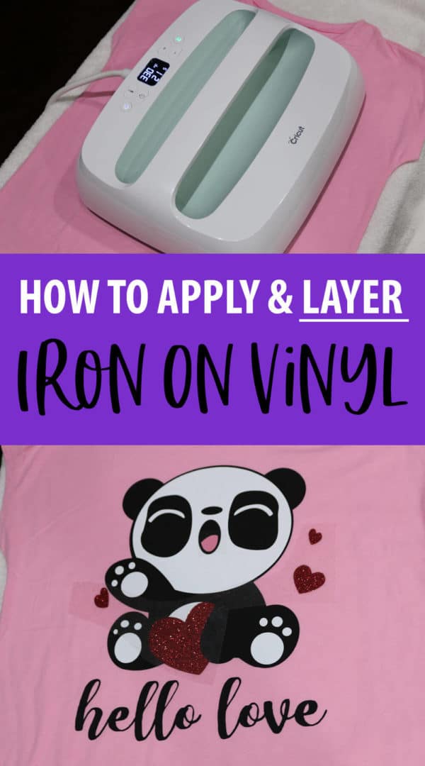 How to Use Cricut Iron On Vinyl & Layering Vinyl