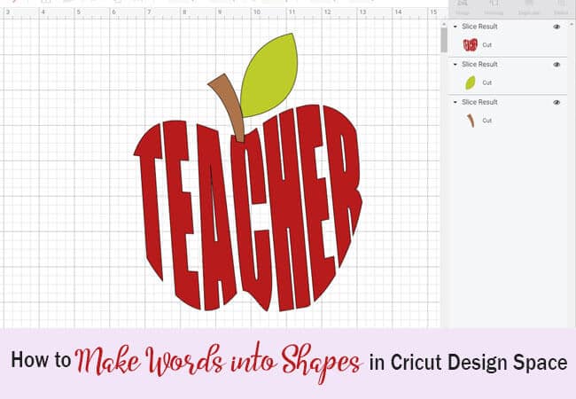 How To Make Words Into Shapes In Cricut Design Space