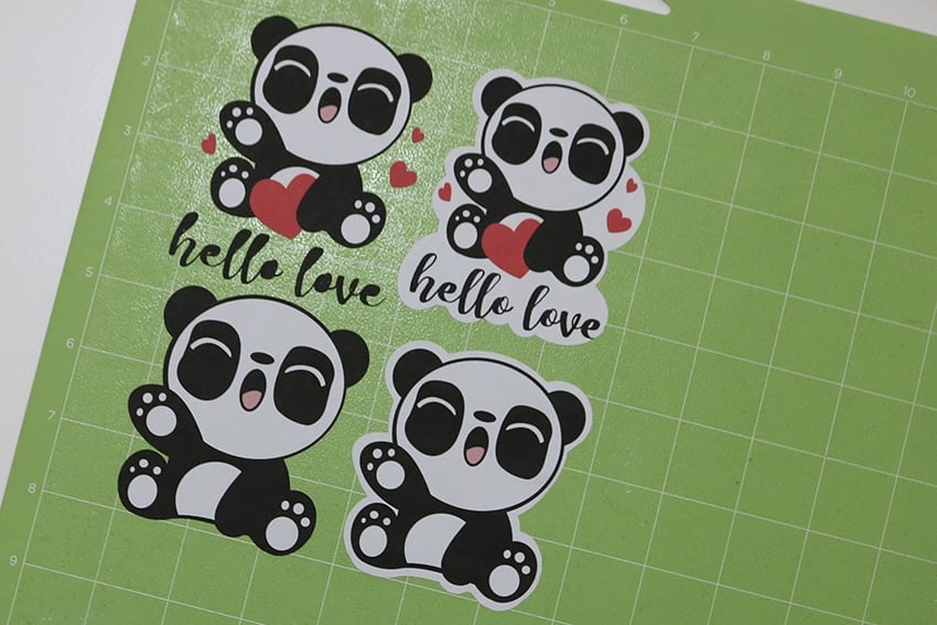 How to Print then Cut Stickers on Cricut * Moms and Crafters