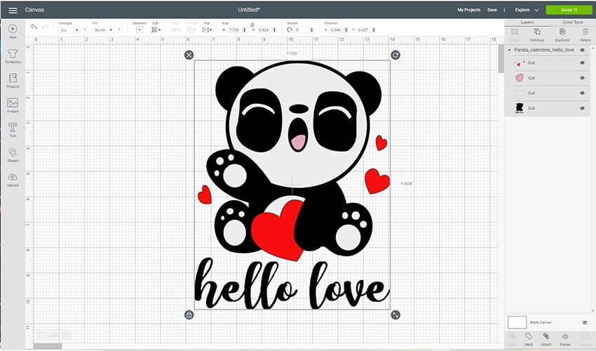 Cute Panda Printable Stickers Cricut Design (1196148)