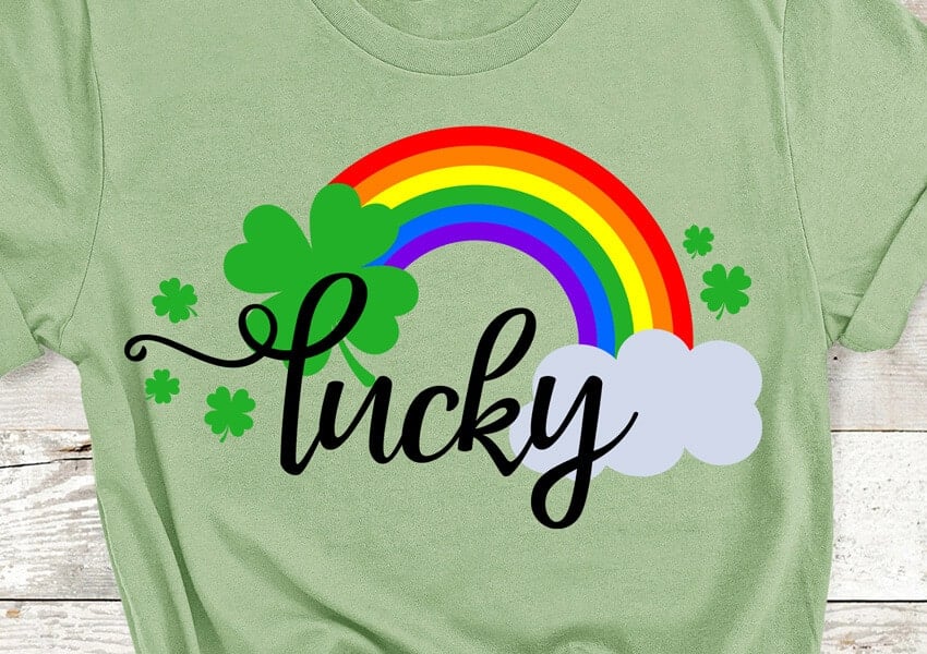 Rainbow Good Luck Vector in Illustrator, SVG, JPG, EPS, PNG - Download