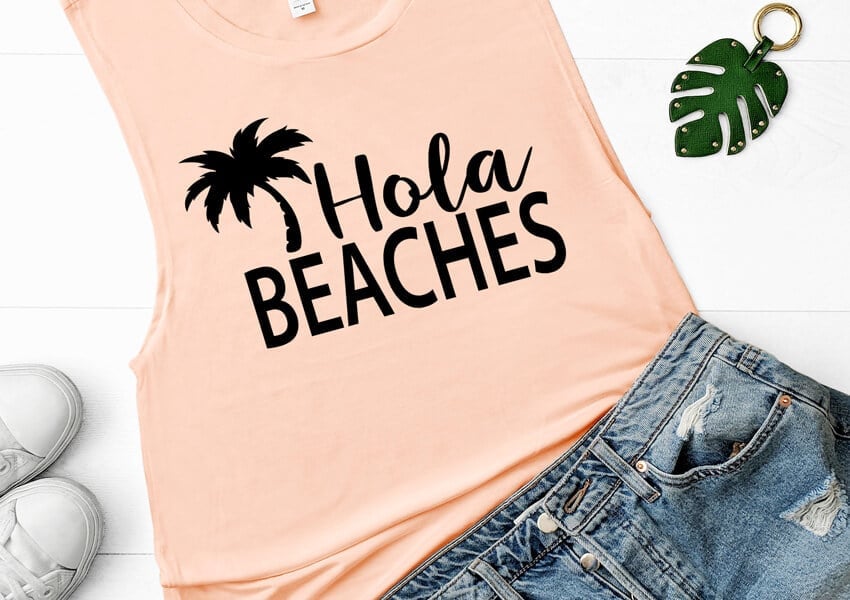 Summer T-Shirts with your Cricut, Ideas & Free SVG Files