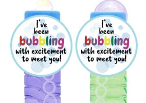 Back to School Gifts for Students - DIY Bubbles with Free Printable!