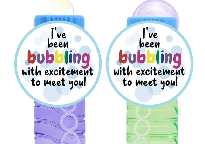 Biglietto D'Auguri WBdesignz Con Busta – Keep Positive Bubble, Design Ispiratore