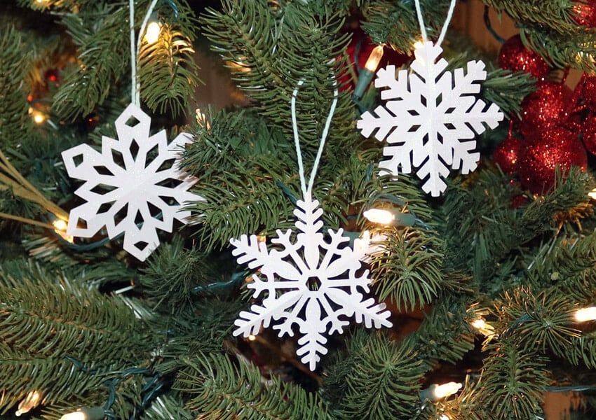 Snowflake Ornament Template