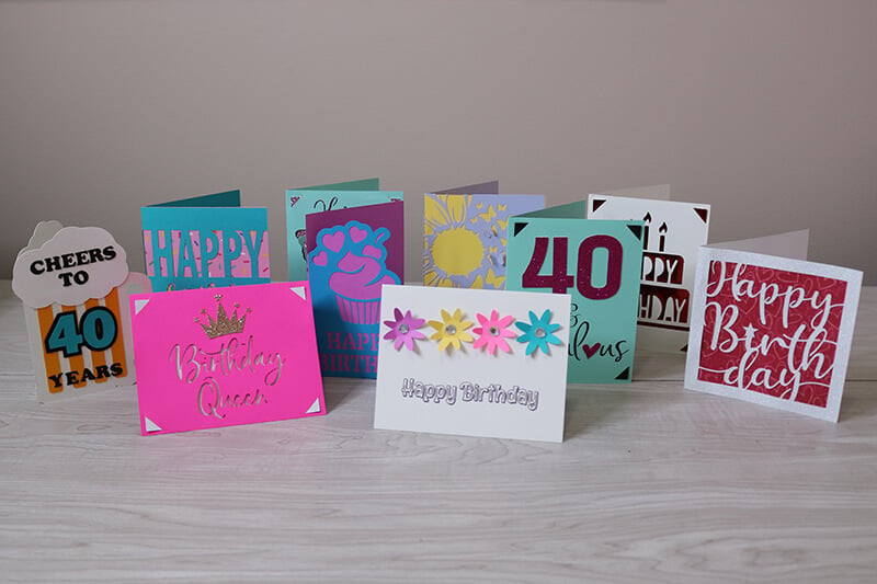 birthday card ideas cricut