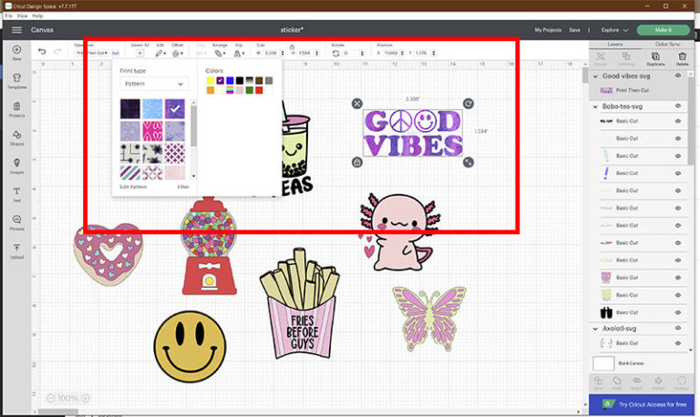 How to Make Stickers with Cricut {& Free Sticker SVG Files}