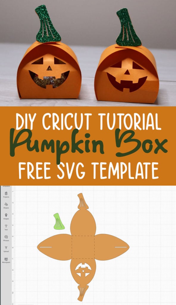 Pumpkin Box SVG Cricut Box Template