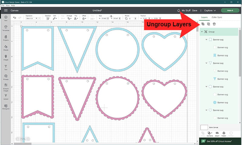 Cricut Banner SVG Templates {Easily Create Custom Banners!}