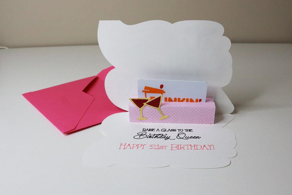 21 Birthday Card SVG