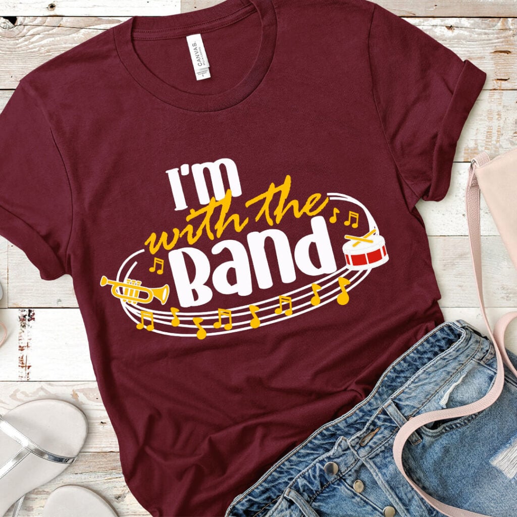 I'm with the band SVG, marching band SVG