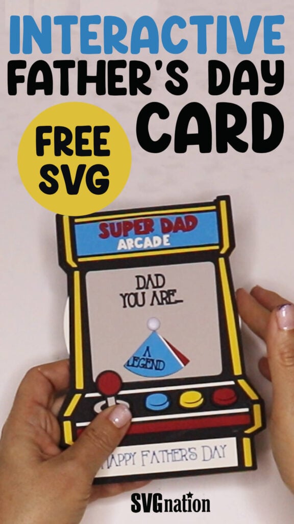 Arcade Father's Day Card SVG