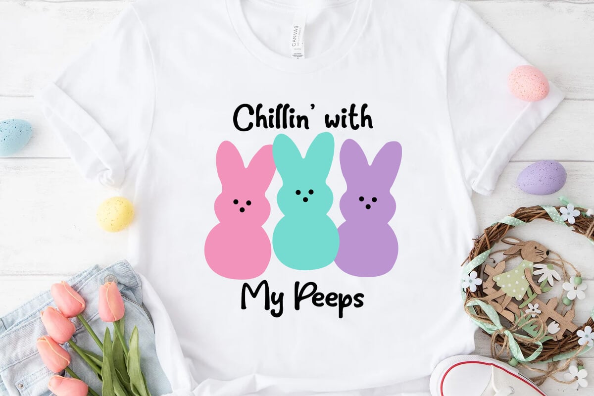 Chillin’ With My Peeps SVG