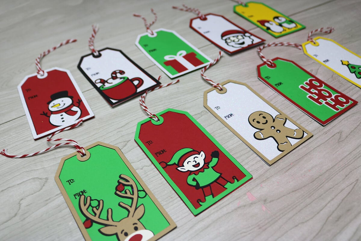 Christmas Gift Tags SVG