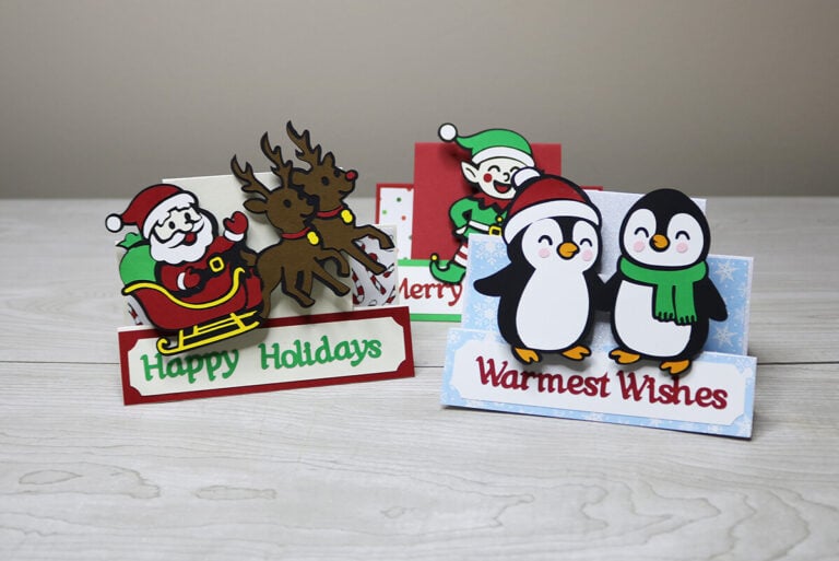 Christmas Wobble Card SVG