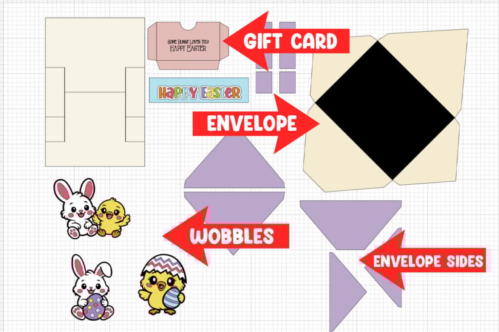 Easter Wobble Card Template