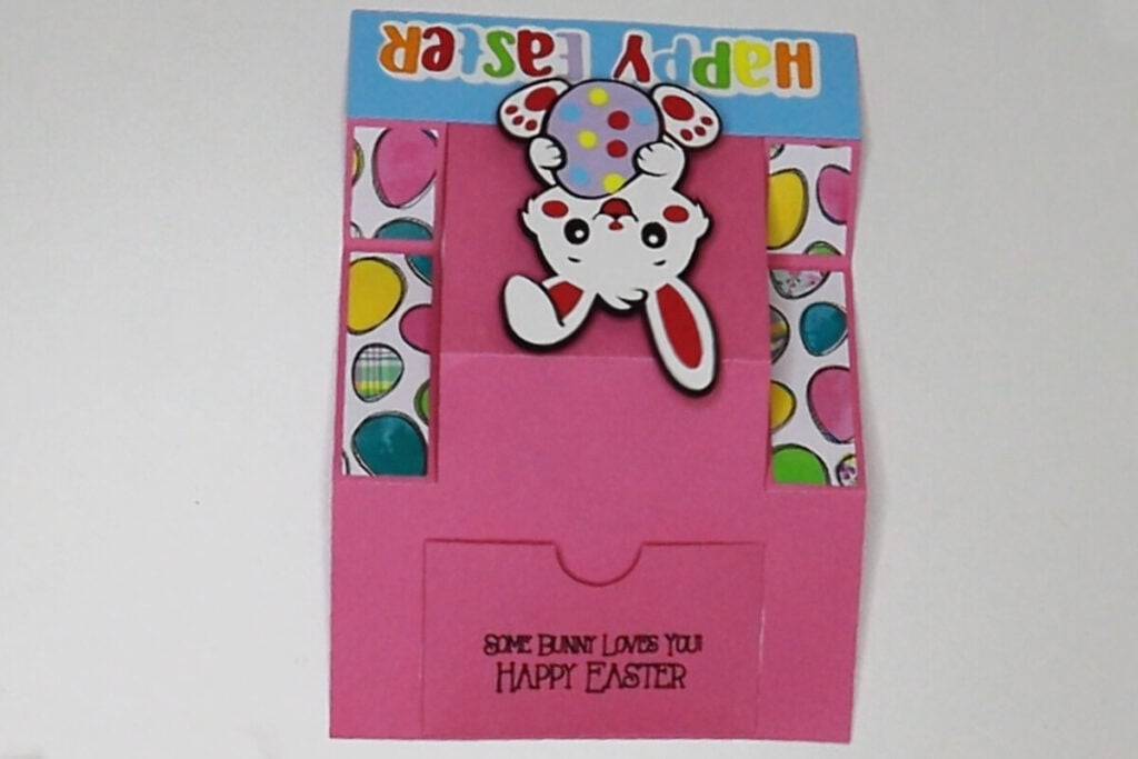 Cricut Easter Card with Bunny