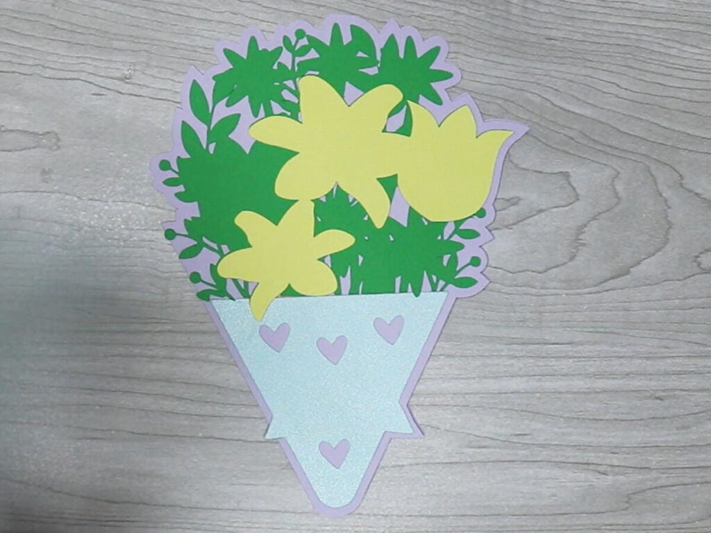 Cricut Flower Bouquet Tutorial