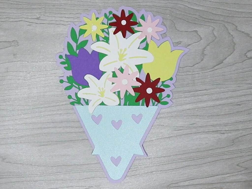 Cricut Flower Bouquet Tutorial