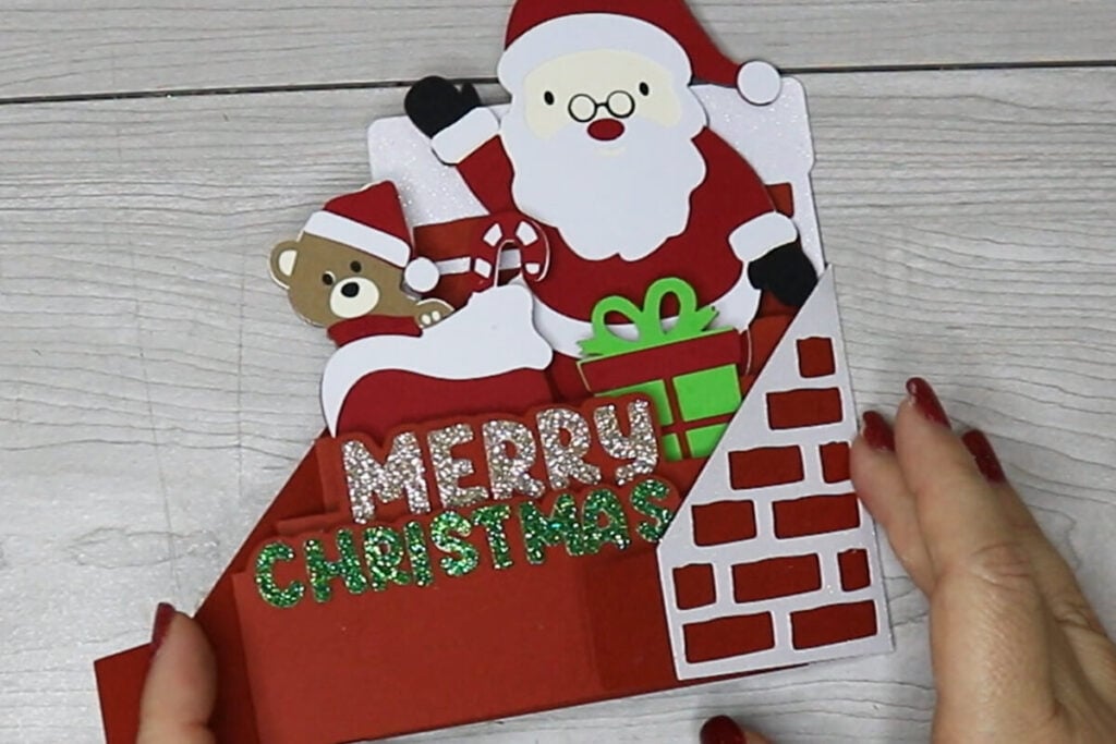 DIY 3D Christmas Pop Up Card