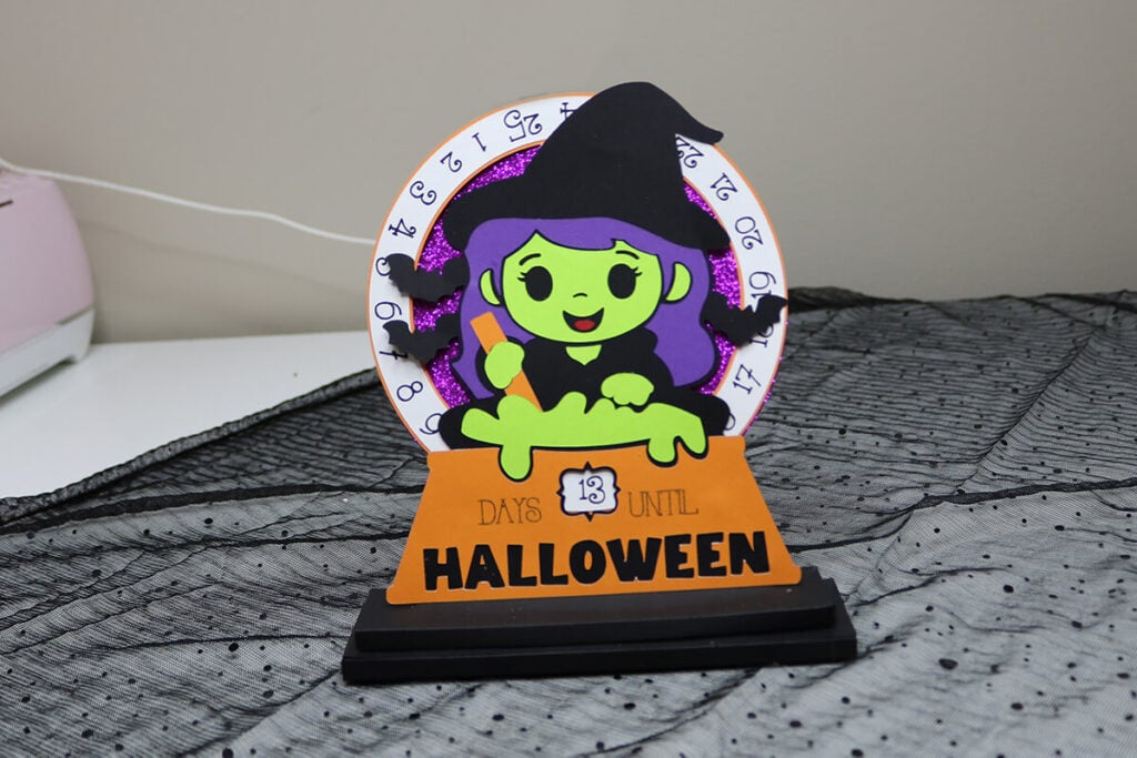 DIY Halloween Countdown, Cricut Halloween SVG