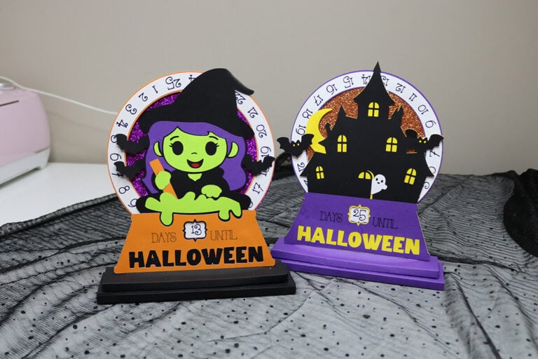 DIY Halloween Countdown, Cricut Halloween Decor
