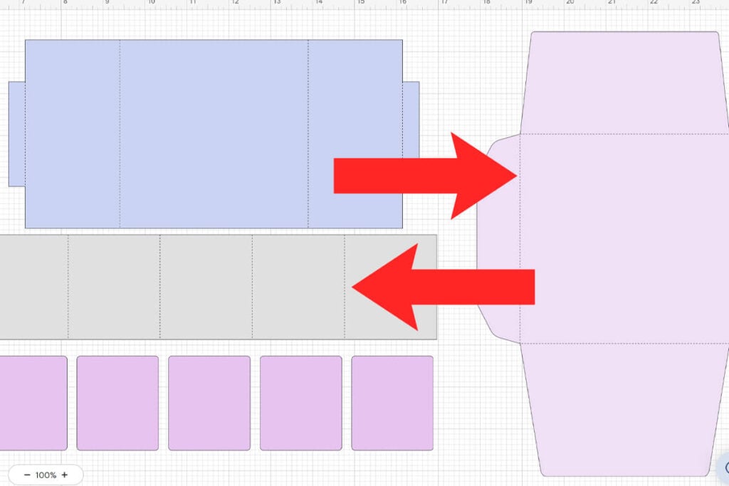 change score lines for envelope and photo strip and attach