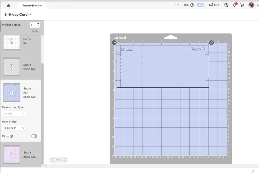Cut Everything out with your Cricut
