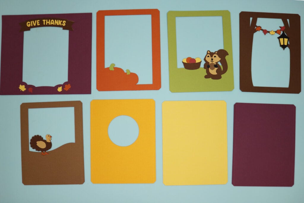 DIY Thanksgiving Card, Cricut Thanksgiving Shadow Box Card
