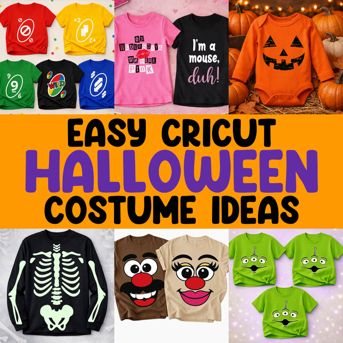 Easy Cricut Halloween Costumes