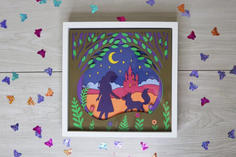 Enchanted Shadow Box SVG