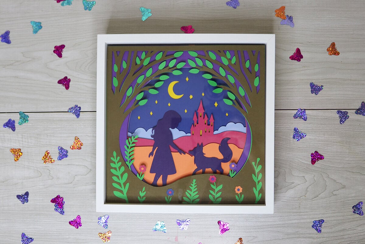 Enchanted Shadow Box SVG