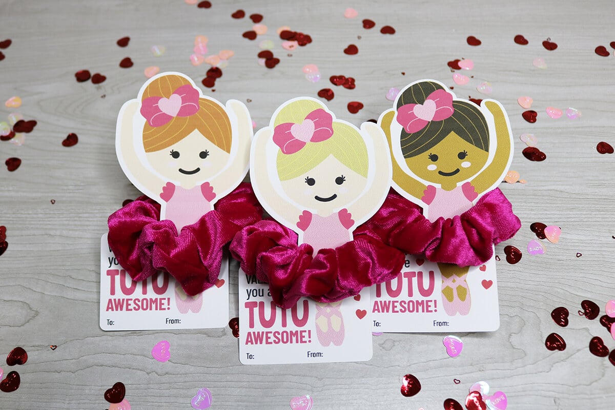 Ballerina Free Valentine Printables