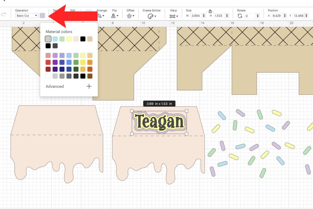 Gable Box Template Instructions