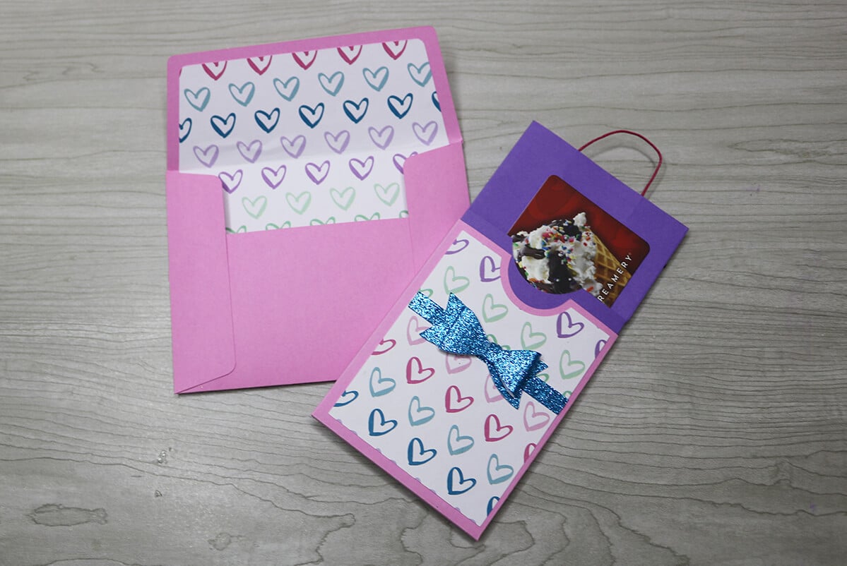 Gift Bag Gift Card Holder SVG