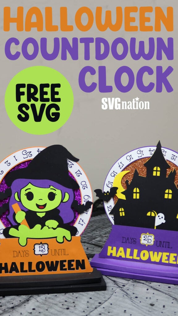 diy Halloween Countdown Calender, Free Halloween SVG