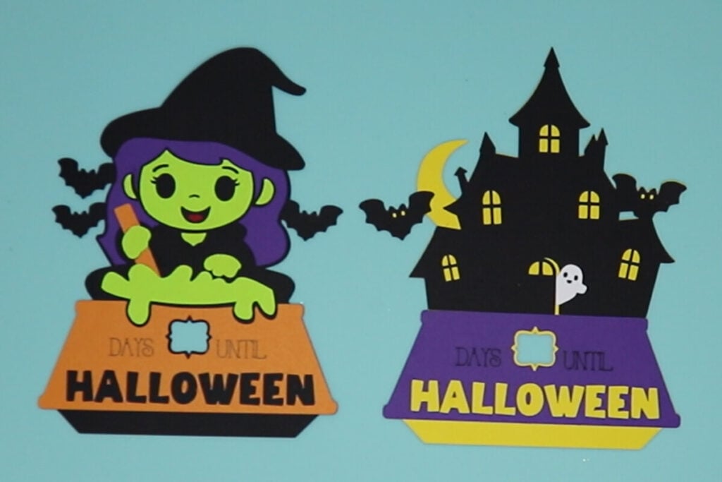 DIY Halloween Countdown, Cricut Halloween SVG