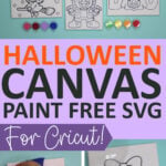 Halloween Cricut Canvas Art SVG Free