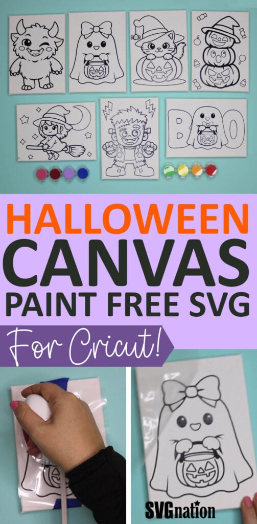 Halloween Cricut Canvas Art SVG Free