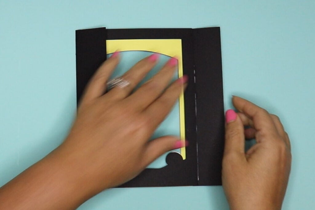 Halloween shadow box card cricut tutorial