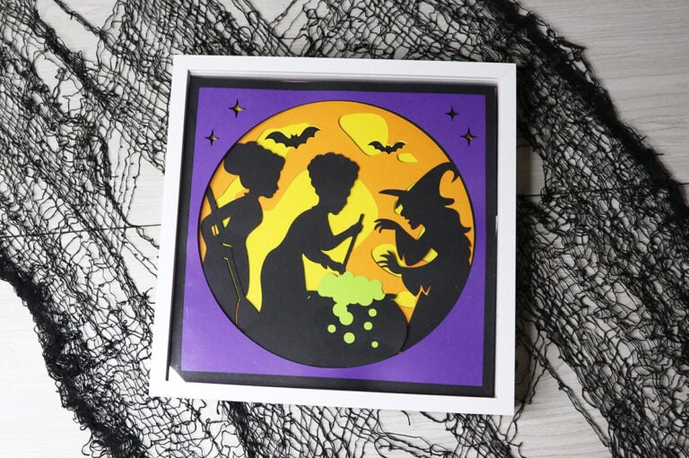 Halloween Shadow Box SVG