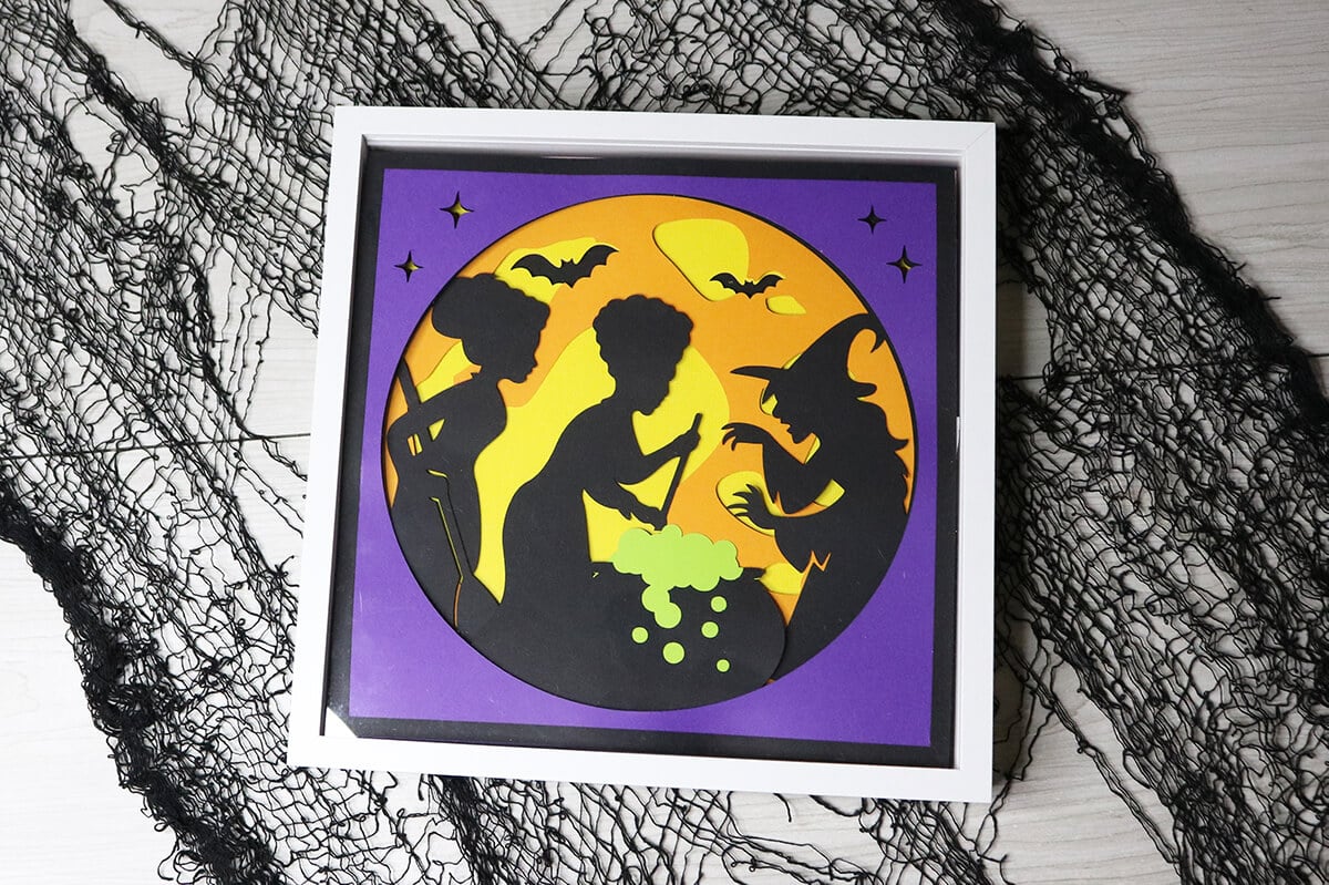Halloween Shadow Box SVG