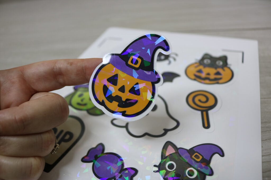 Cricut Halloween Stickers