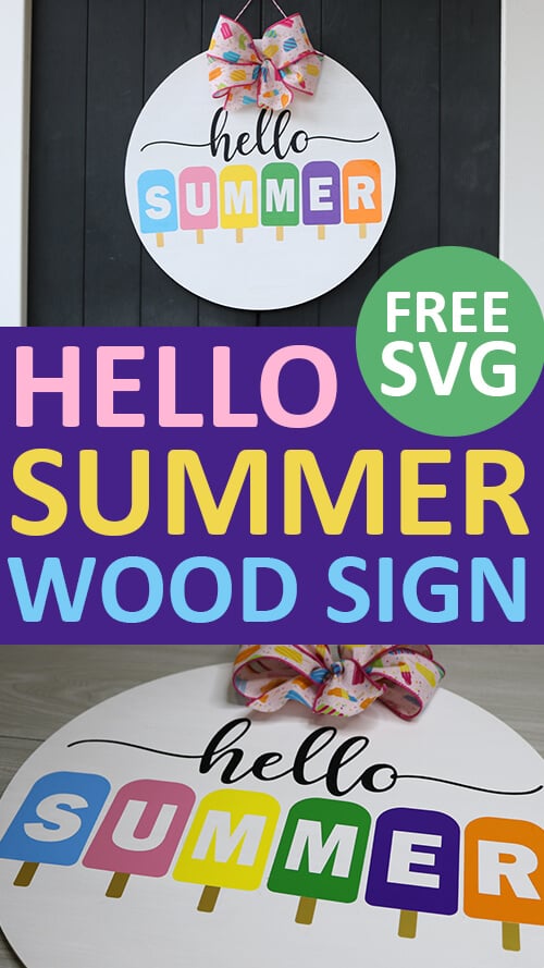 Welcome Sign SVG, Hello Summer SVG