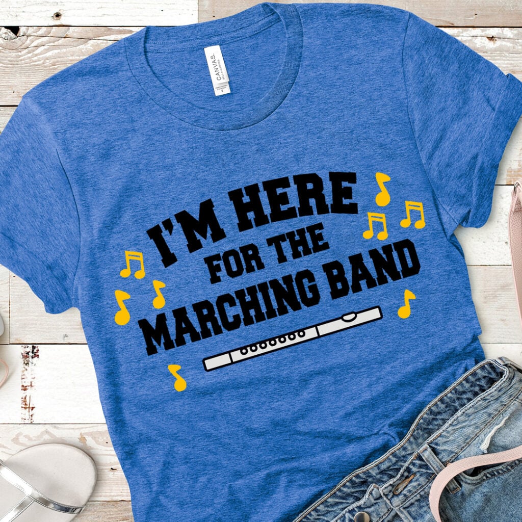 I'm Here for the Marching Band SVG, Free Marching Band SVG