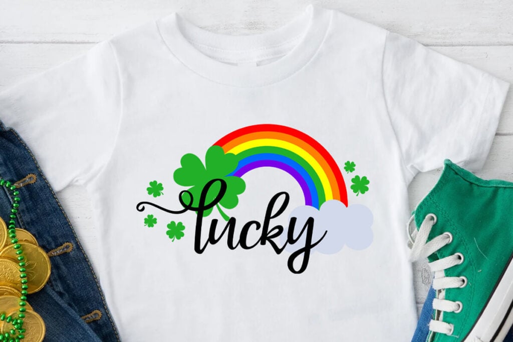 st patricks day svg, lucky svg, rainbow svg