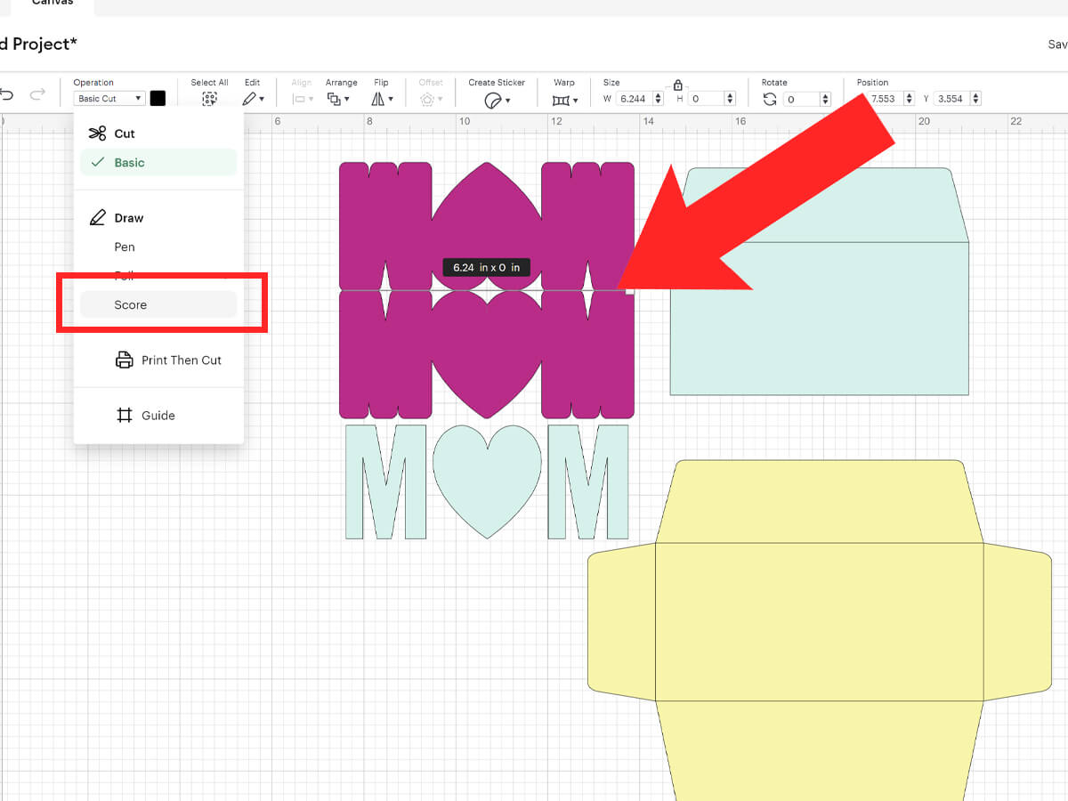 Mom Card SVG - Free Cricut Mother's Day Card