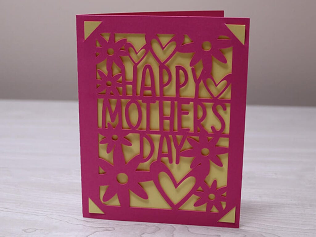 Mother's Day Cricut Insert Card