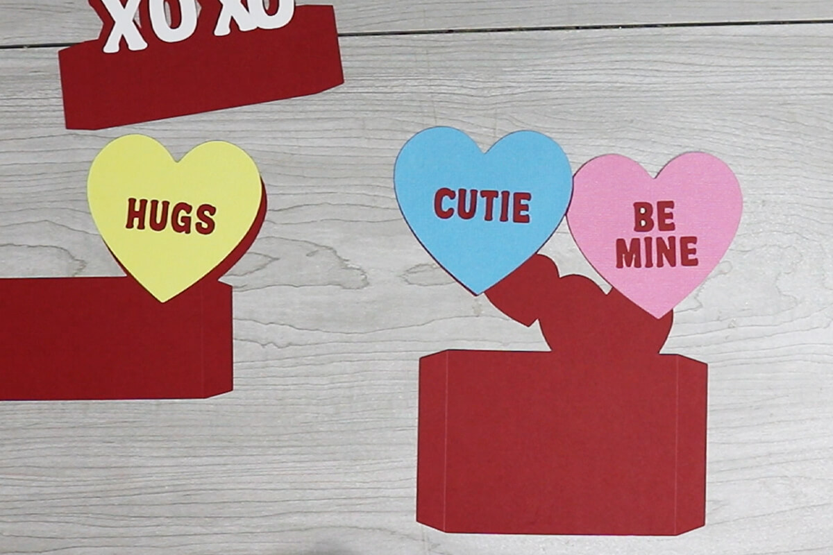 Pop Up Valentine Card SVG - Easy Box Card